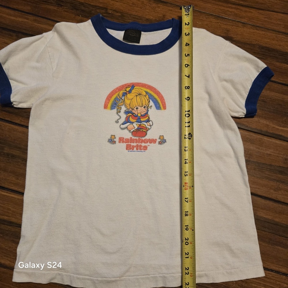 Vintage girl Youth L Rainbow Brite Tshirt 100%cottton Preshrunk made in USA